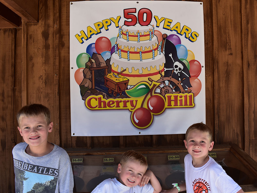 50 Years at Cherry Hill Water Park, Family Fun Center & Camping Resort